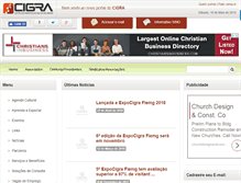 Tablet Screenshot of cigra.com.br